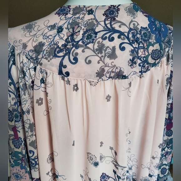 Umgee U.S.A. Floral Kimono 1XL/2XL - Picture 4 of 10